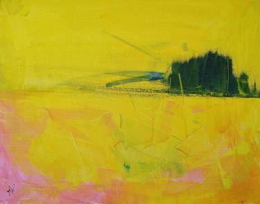 Original Abstract Expressionism Landscape Paintings by Martina Lapica