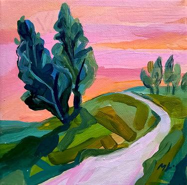 Original Abstract Landscape Paintings by Martina Lapica