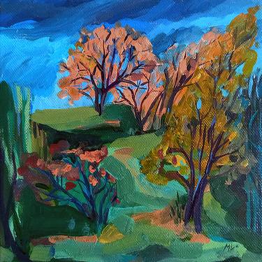 Print of Expressionism Landscape Paintings by Martina Lapica