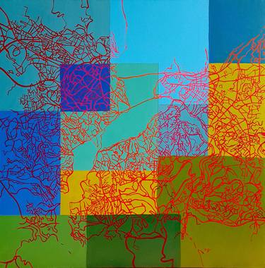 Original Geometric Paintings by Martina Lapica