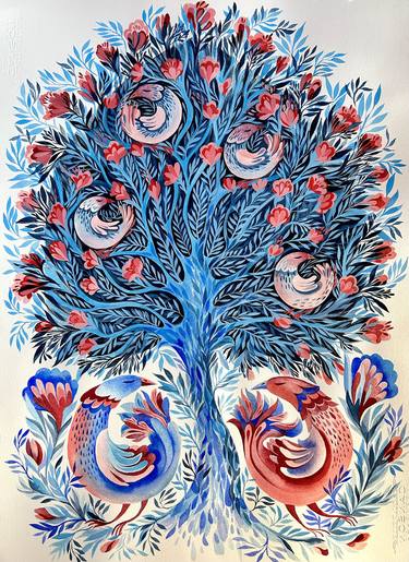 Print of Folk Botanic Paintings by Ella Jensen