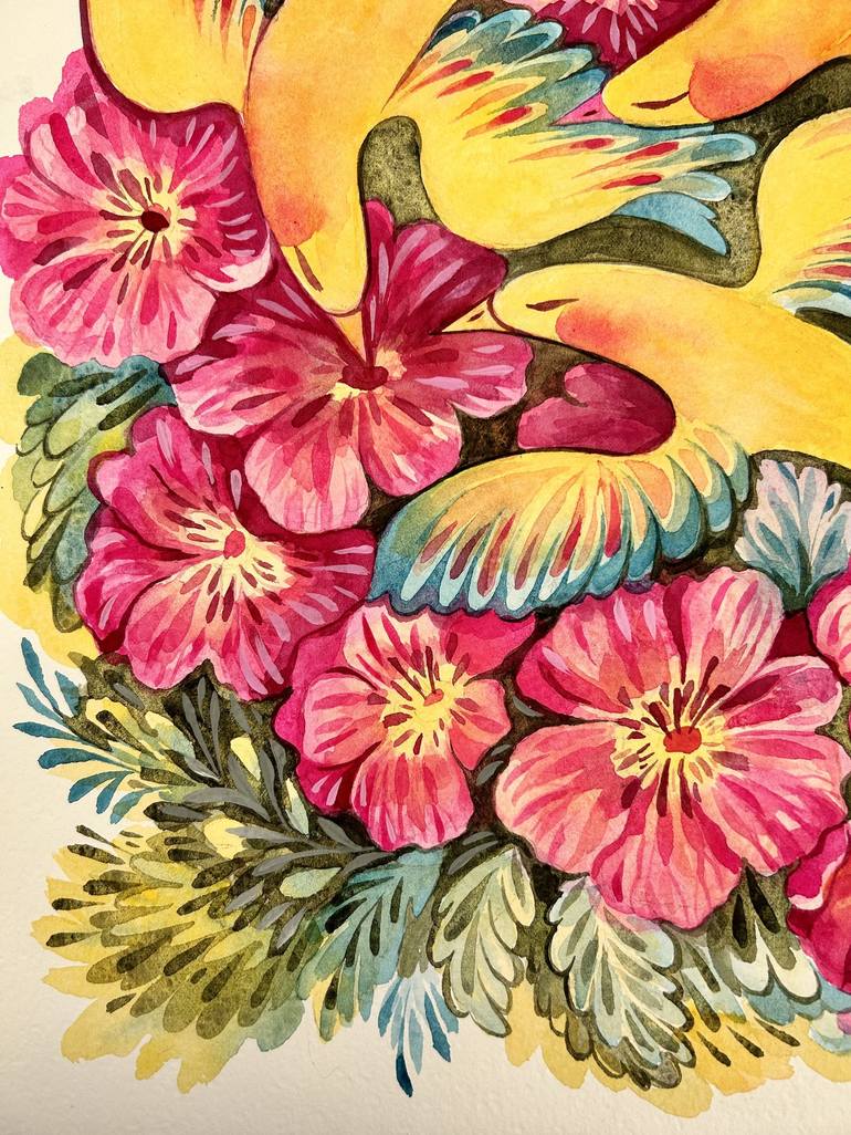 Original Illustration Botanic Painting by Ella Jensen