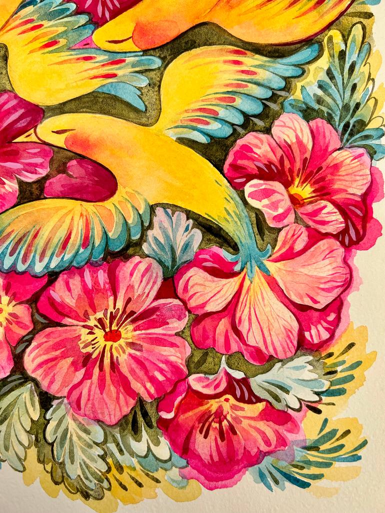 Original Illustration Botanic Painting by Ella Jensen
