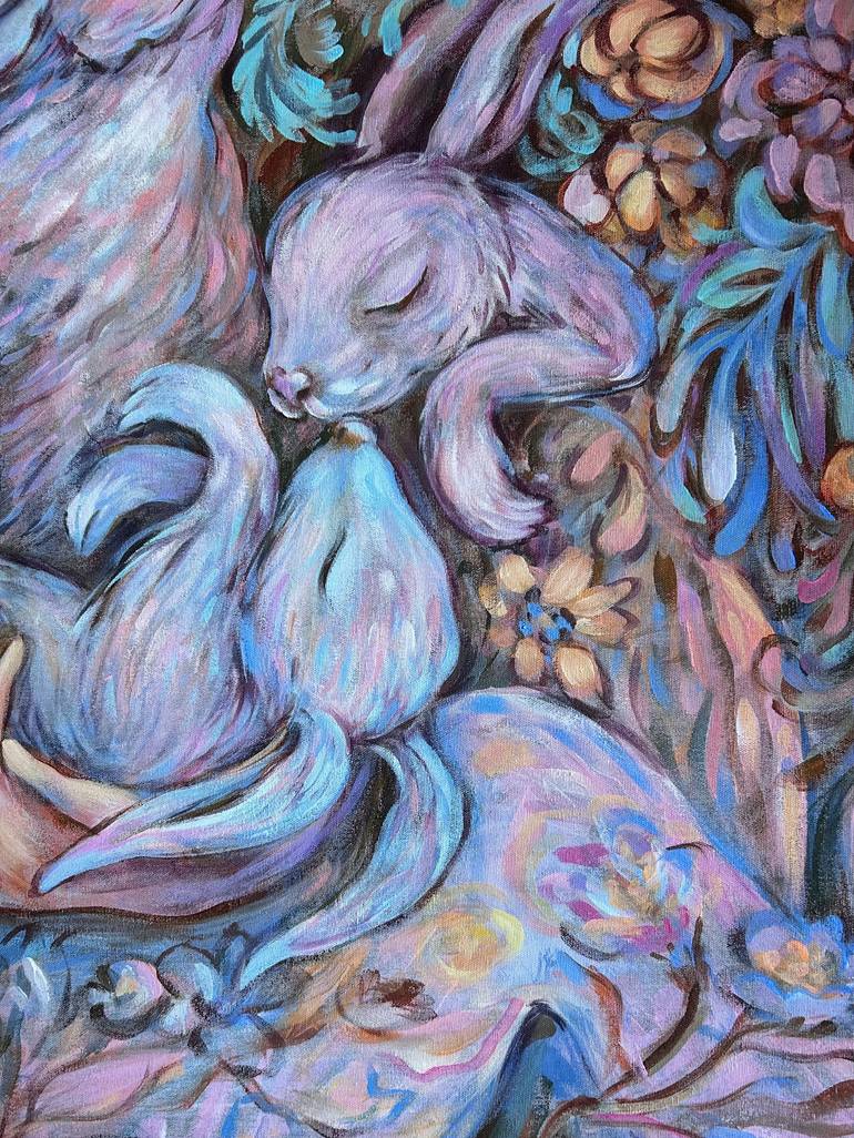 Original Contemporary Animal Painting by Ella Jensen