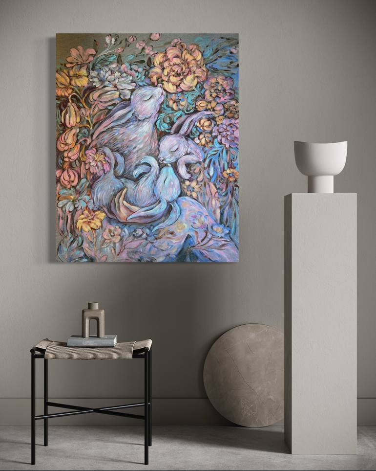 Original Contemporary Animal Painting by Ella Jensen