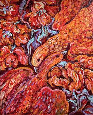 Original Impressionism Animal Painting by Ella Jensen