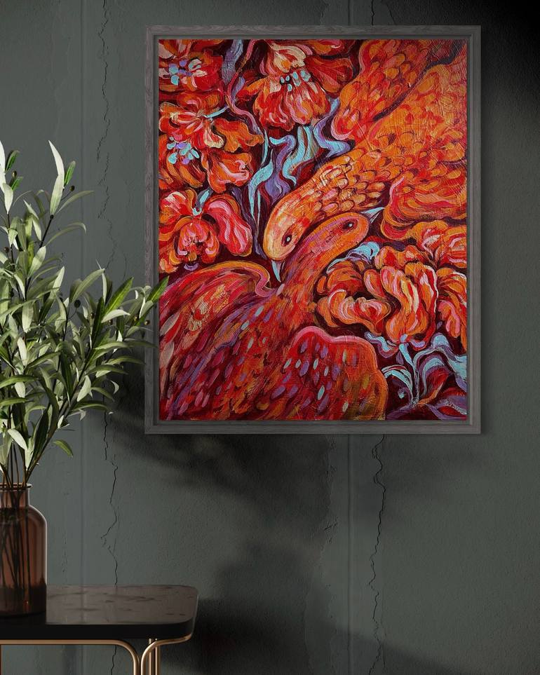 Original Impressionism Animal Painting by Ella Jensen