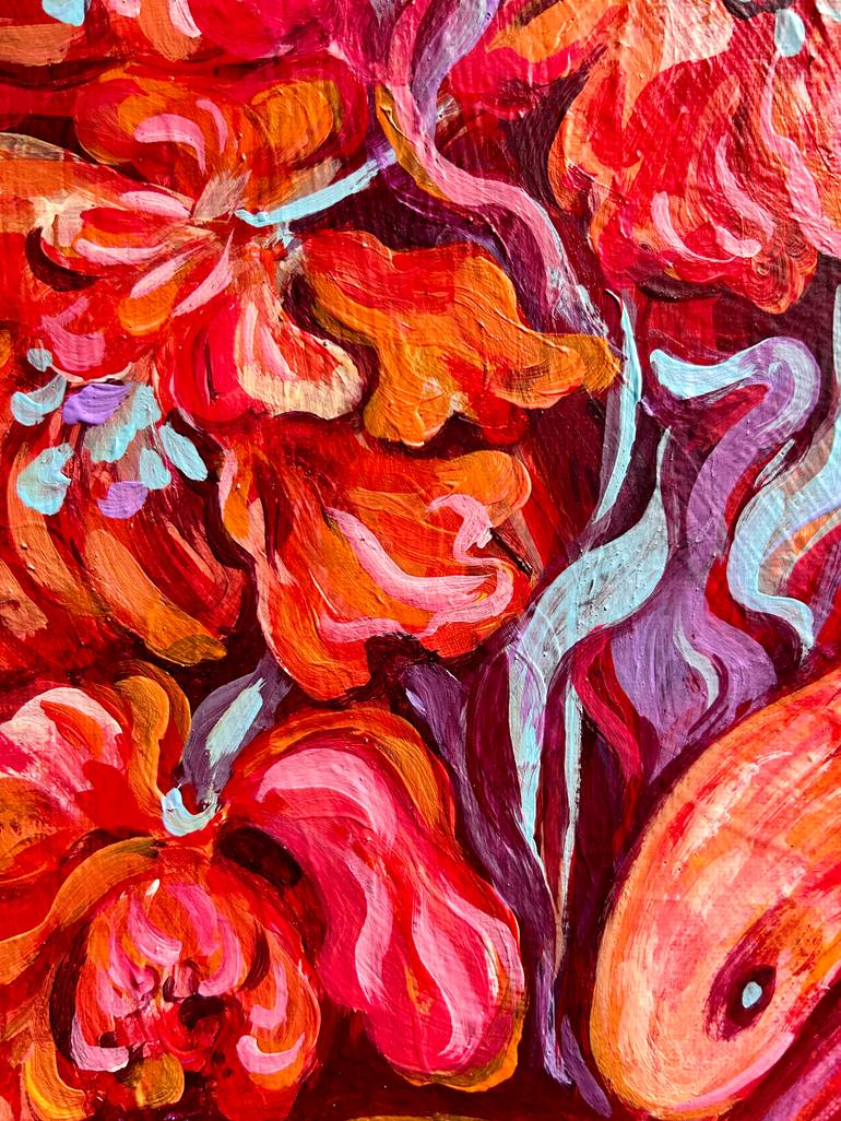 Original Impressionism Animal Painting by Ella Jensen