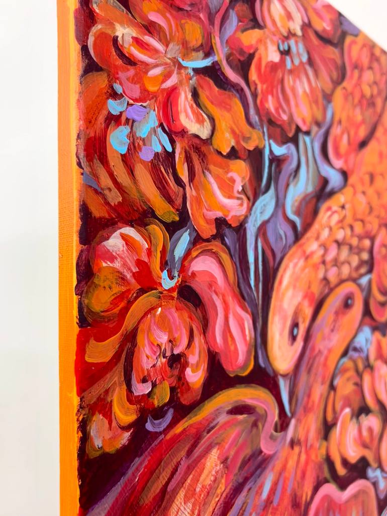 Original Impressionism Animal Painting by Ella Jensen