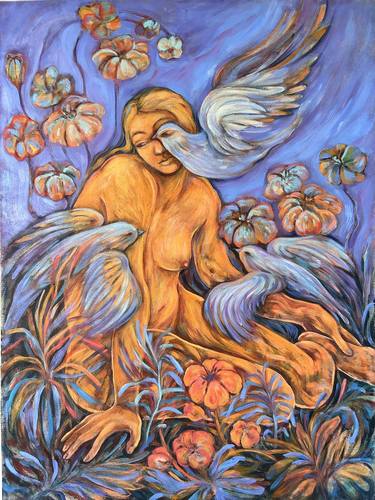 Original Figurative Body Painting by Ella Jensen