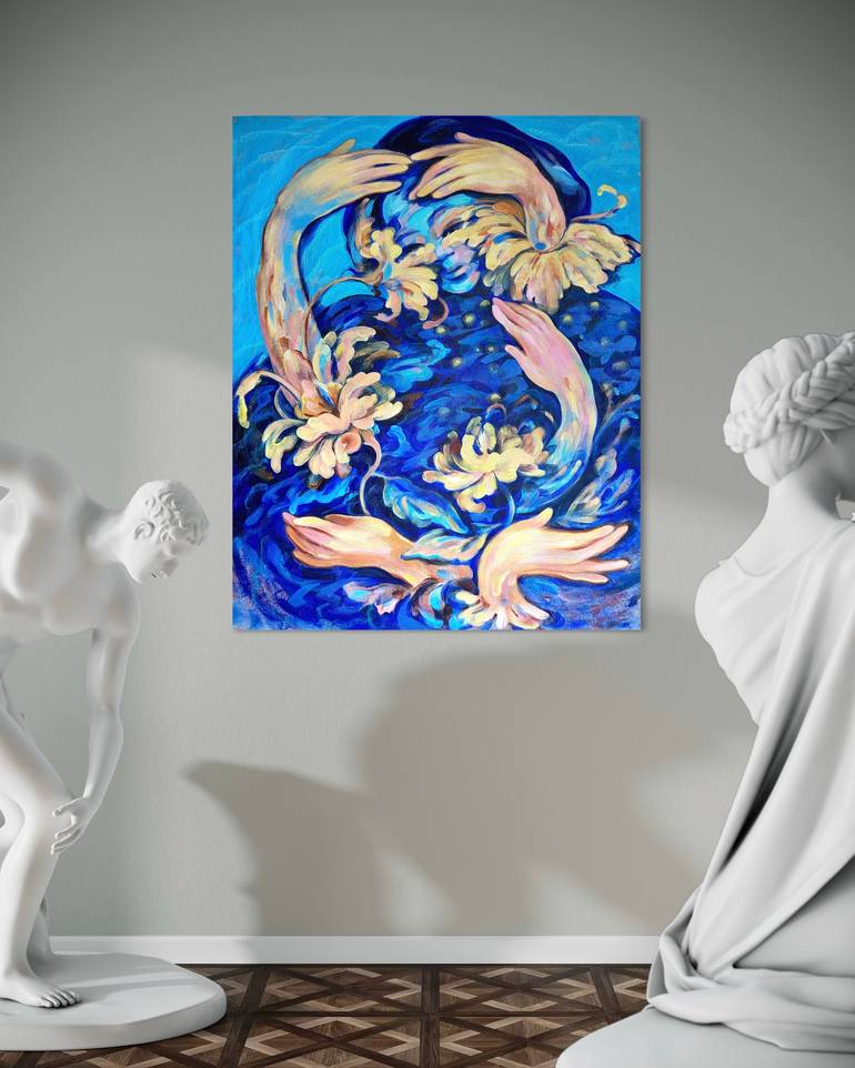 Original Contemporary Fantasy Painting by Ella Jensen