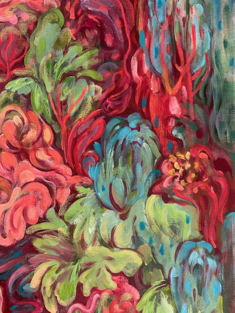Original Abstract Mountain Painting by Ella Jensen