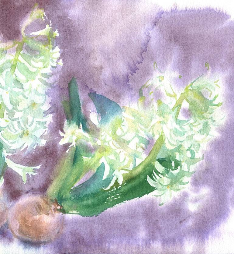 Original Illustration Floral Painting by Sofija Maliukova