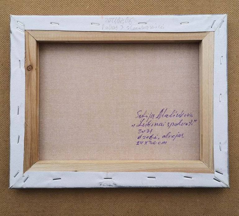 Original Art Deco Botanic Painting by Sofija Maliukova