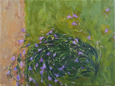 Violet bells - oil on canvas thumb