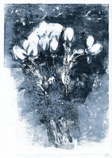 Original Floral Printmaking by Sofija Maliukova