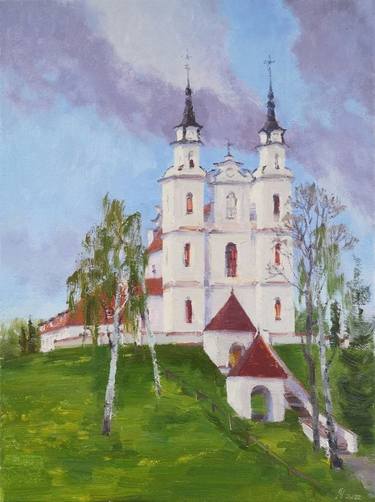 Vilnius Calvary Church - oil on canvas thumb
