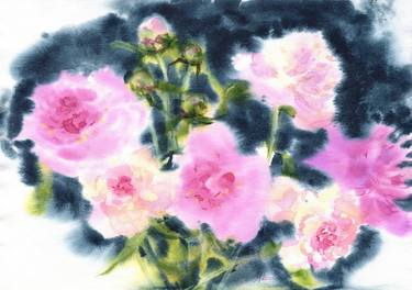 Original Fine Art Floral Paintings by Sofija Maliukova