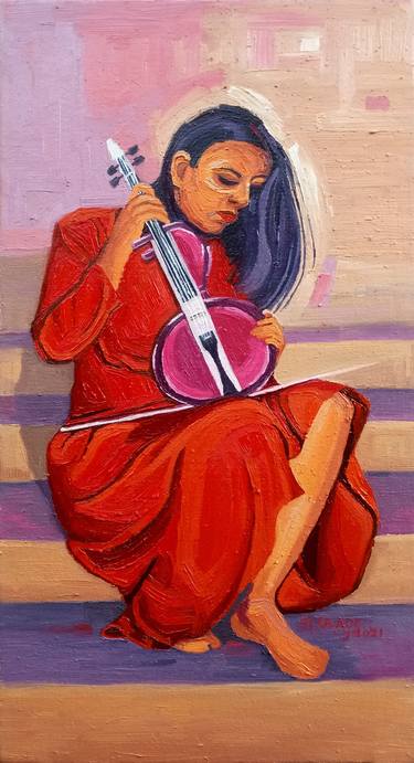 Print of Music Paintings by OLOLADE AJALA