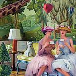 Copy of Giraffe in a drawing room by Lucy K