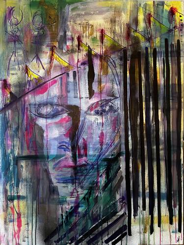 Original Figurative Abstract Paintings by louise Duggan