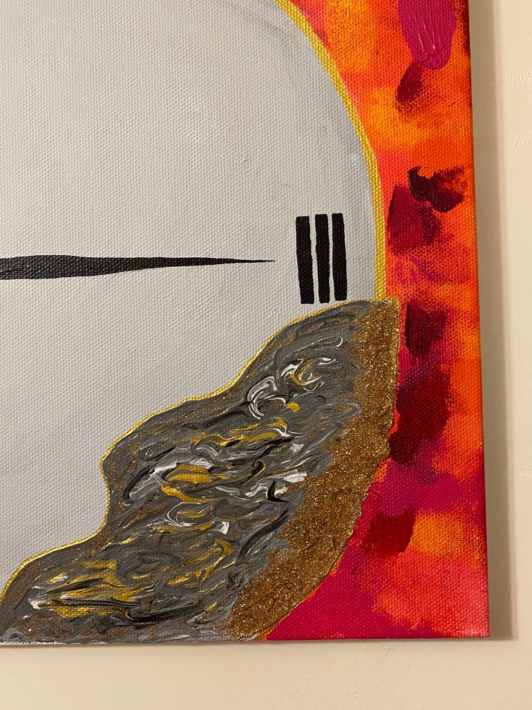 Original Abstract Expressionism Cartoon Painting by Nikki Loung