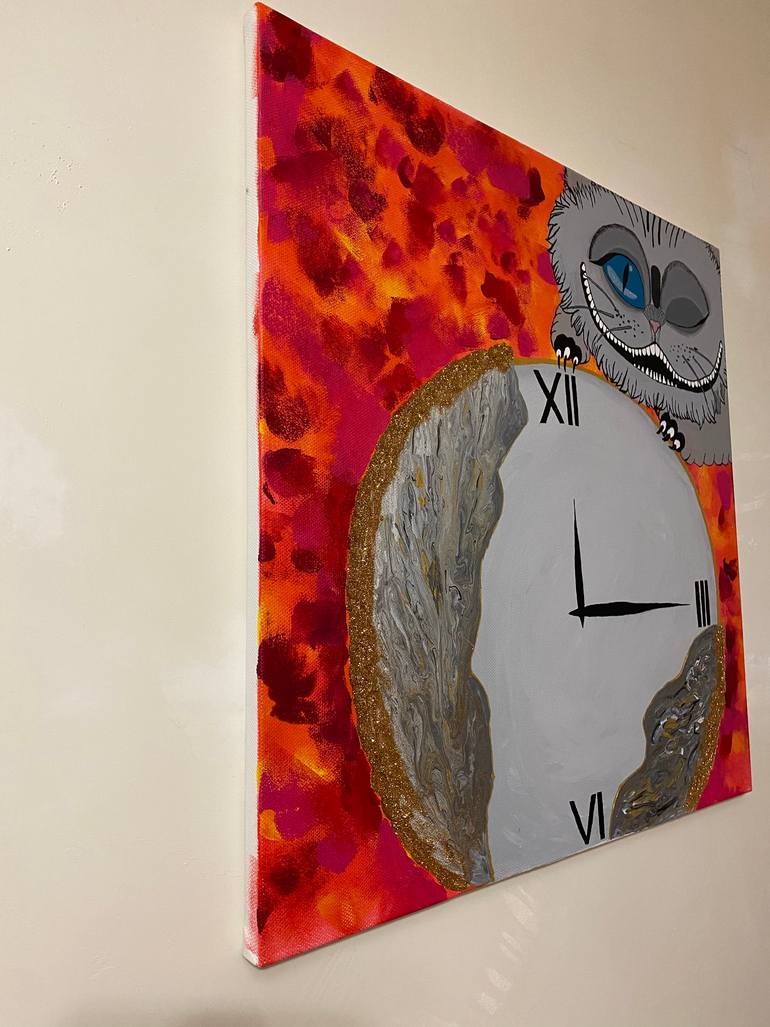 Original Abstract Expressionism Cartoon Painting by Nikki Loung