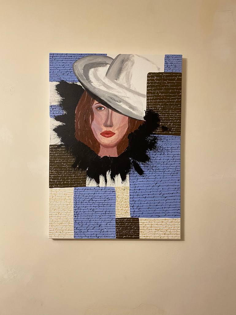 Original Abstract Expressionism People Painting by Nikki Loung
