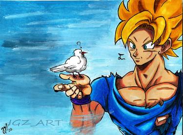 Goku with Bird thumb