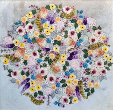Print of Floral Paintings by Sorina Munteanu