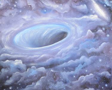 Original Outer Space Paintings by Olha Karavayeva