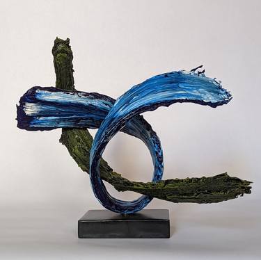 Original Abstract Expressionism Abstract Sculpture by Masao Morimoto