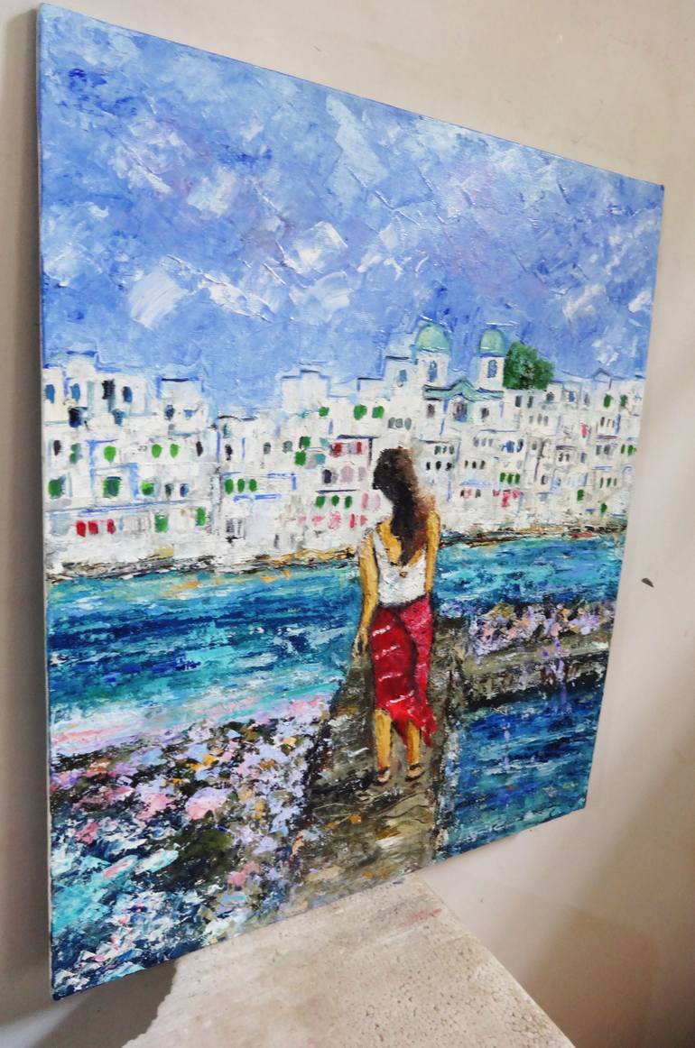 Original Contemporary Outer Space Painting by Indrani Ghosh