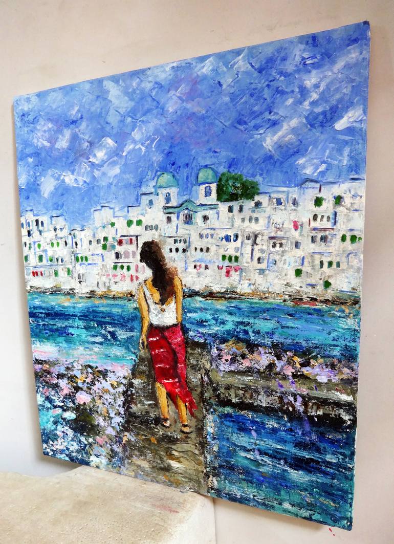 Original Contemporary Outer Space Painting by Indrani Ghosh