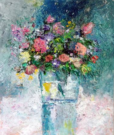 Original Impressionism Still Life Paintings by Indrani Ghosh