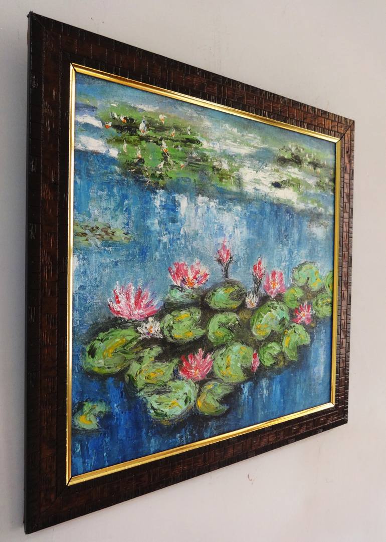 Original Contemporary Floral Painting by Indrani Ghosh