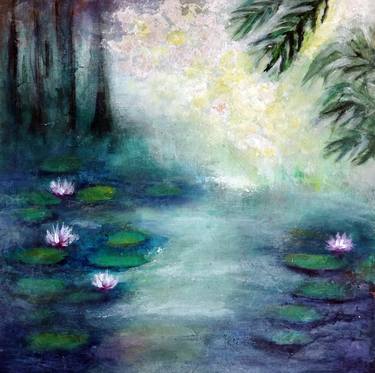 Original Abstract Expressionism Nature Paintings by Indrani Ghosh