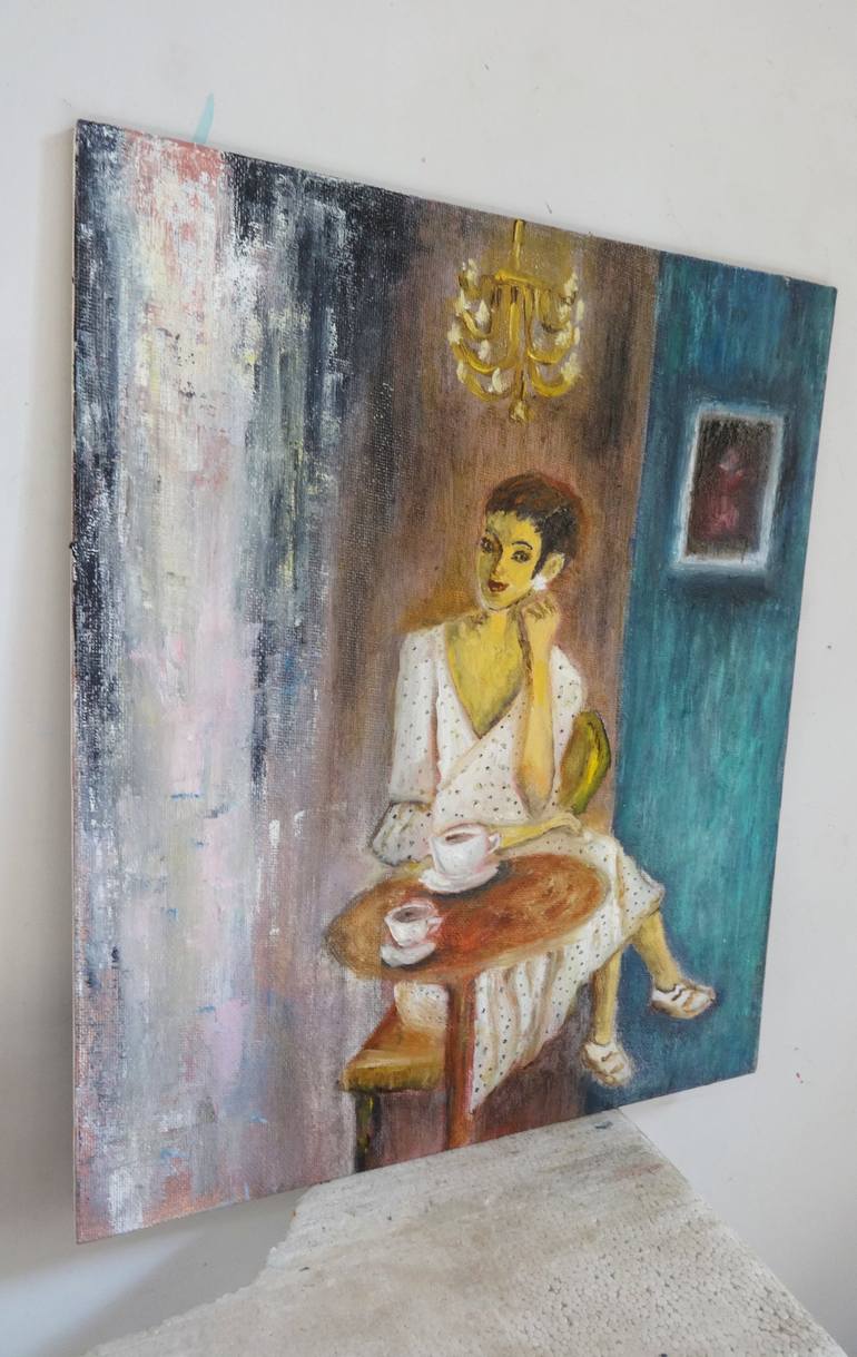 Original Contemporary Women Painting by Indrani Ghosh
