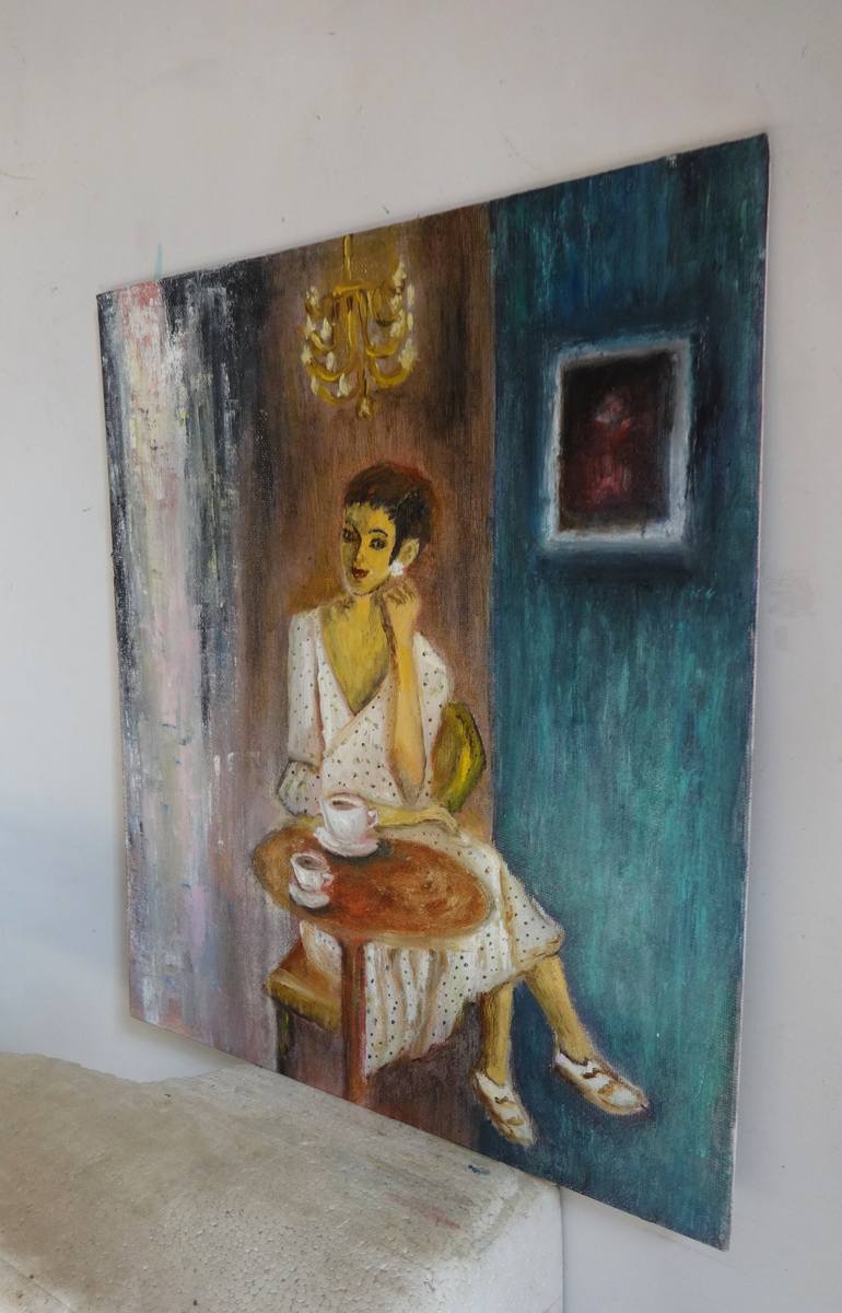 Original Contemporary Women Painting by Indrani Ghosh