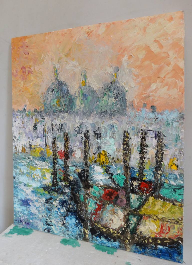 Original Contemporary Architecture Painting by Indrani Ghosh
