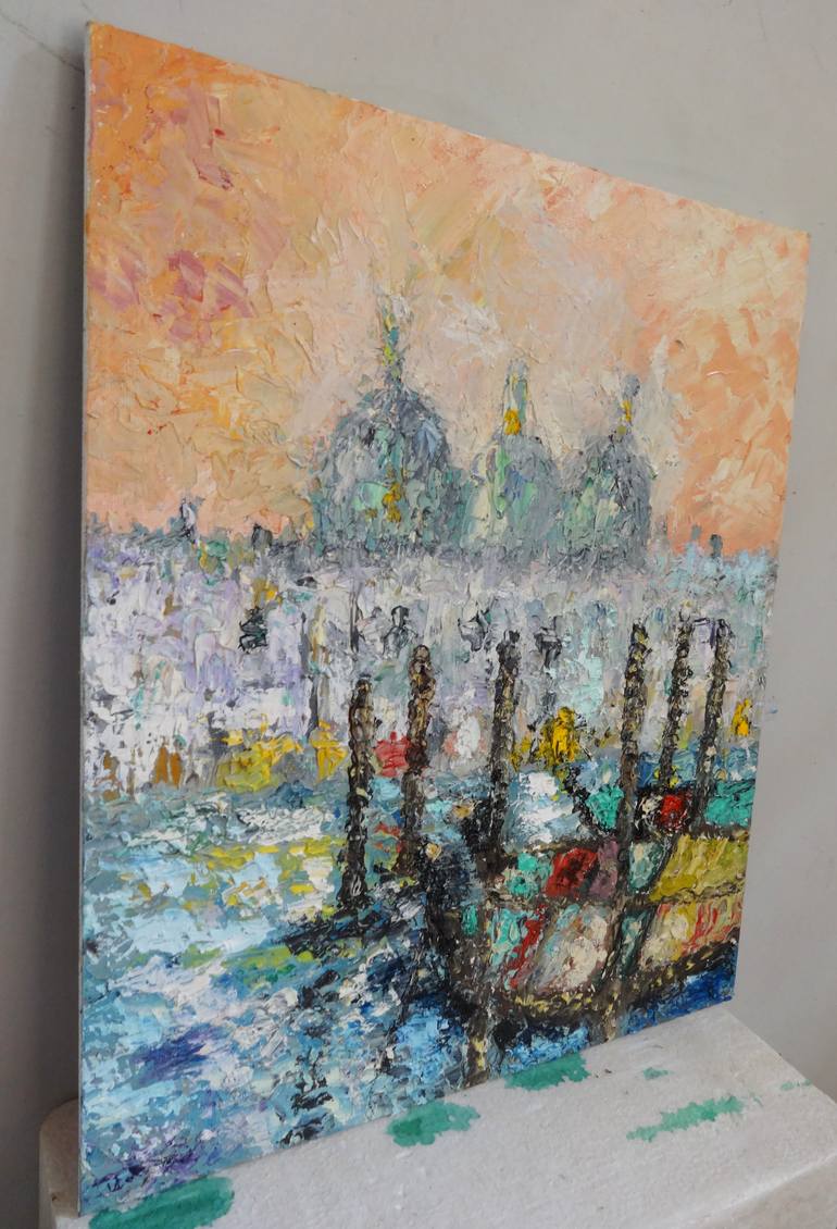 Original Contemporary Architecture Painting by Indrani Ghosh