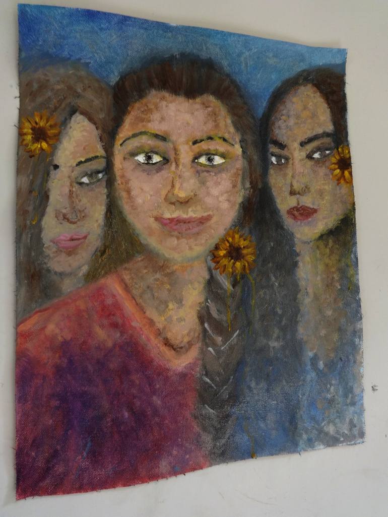 Original Portrait Painting by Indrani Ghosh