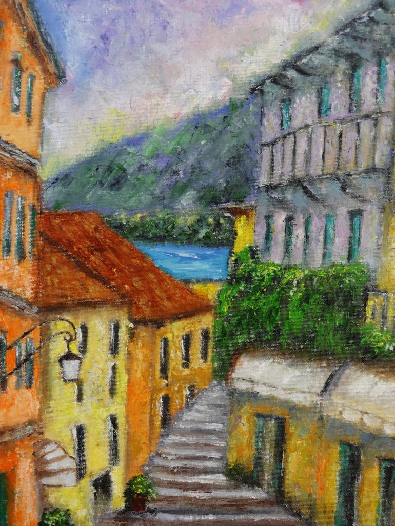 Original Impressionism Architecture Painting by Indrani Ghosh