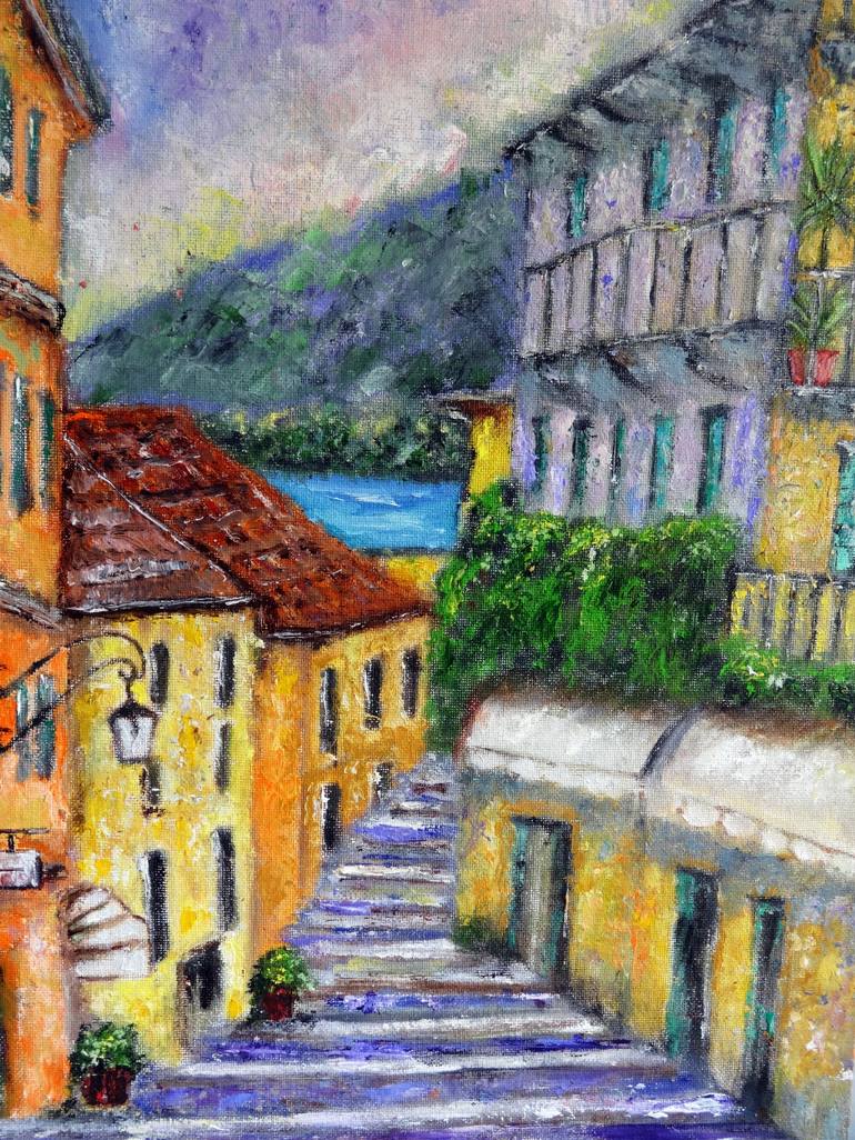 Original Impressionism Architecture Painting by Indrani Ghosh