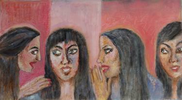 Original Expressionism Women Paintings by Indrani Ghosh