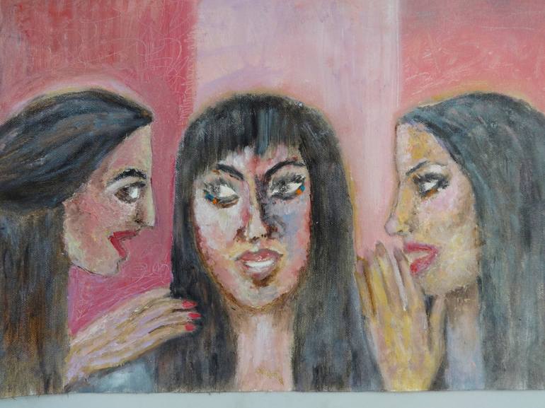 Original Expressionism Women Painting by Indrani Ghosh