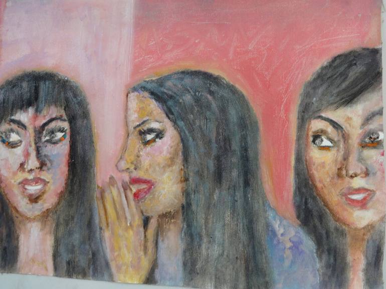 Original Women Painting by Indrani Ghosh