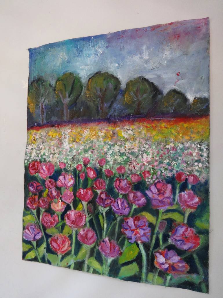 Original Impressionism Landscape Painting by Indrani Ghosh