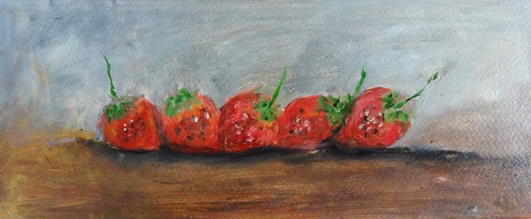 Original Impressionism Still Life Painting by Indrani Ghosh