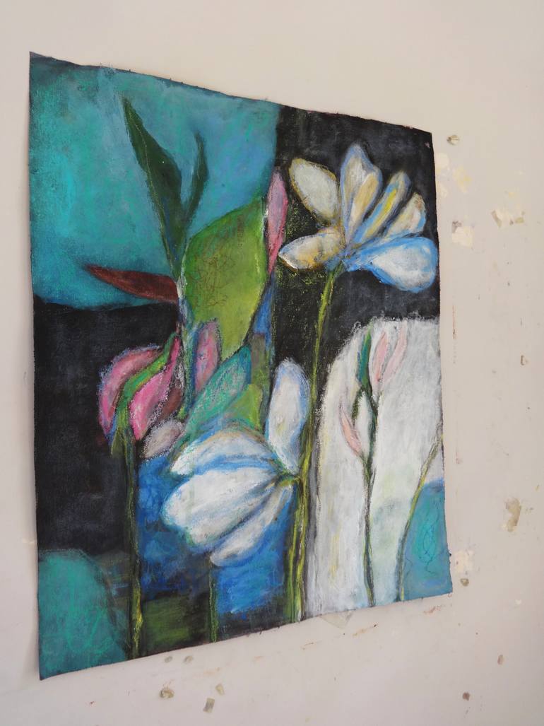 Original Abstract Expressionism Abstract Painting by Indrani Ghosh